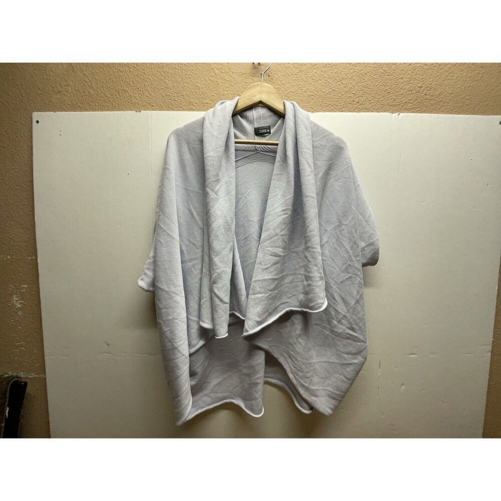 BERYLL CASHMERE SHAWL CARDIGAN O/S Light Blue